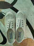 斯凯奇（Skechers）女平底鞋夏季网面蕾丝透气鞋子女士时尚低帮113821 乳白色/OFWT 38 【正码正拍】 实拍图