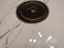 长虹（ChangHong） 电暖桌正方形烤火桌电炉家用电热取暖桌电烤桌电暖炉烤火桌子家用冬季多功能取暖烤火炉取暖器 墨石白90*90 【电陶炉+高端岩板+变频省电】 实拍图