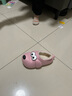 幸福玛丽（Cheerful Mario）儿童棉拖鞋包跟防水保暖毛拖鞋女孩软底棉鞋粉色内长20cm 实拍图
