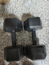 艾美仕（AiMeiShi）环保哑铃包塑六角哑铃男士20kg（10kg*2）家用健身器材 两只装 晒单实拍图