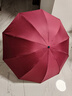 天堂伞晴雨伞加大号加固10骨男女黑胶防晒防紫外线防晒伞广告伞定制logo 玫红色-直径106cm-黑胶10骨 实拍图