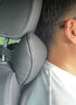米多多一对装 汽车头枕 真皮车用靠枕 U型颈枕 护颈枕 汽车用品 大众速腾朗逸POLO宝来 专用 2个 黑色一对装 实拍图