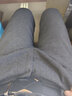 罗蒙（ROMON）休闲裤男商务潮流弹力修身裤免烫男士直筒长裤子男装01KHJH灰色32 实拍图