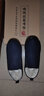 布舍元老北京布鞋棉鞋高帮羊毛保暖男中老年防滑爸爸鞋74X-0214蓝色41 实拍图