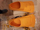 英发（YINGFA）脚蹼游泳训练短脚蹼浮潜自由泳儿童脚蹼脚掌成人潜水专业蛙鞋 黄色 S（38-40码） 实拍图
