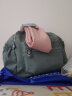 东选双肩包女士新款韩版百搭尼龙布小背包时尚休闲大容量旅行书包 水蓝色 实拍图