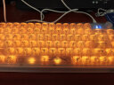 前行者（EWEADN）V82无线透明三模机械键盘客制化水晶键盘 无线/蓝牙/有线全键热插拔游戏办公键盘 白色雾透 实拍图