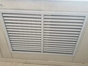 正圣2个起拍】暖气罩遮挡板定做格栅装饰网铁艺百叶老式暖气片防尘罩 【白色】洞口尺寸：60 X 120cm 实拍图