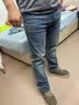 Prato Lee牛仔裤男修身直筒薄款裤子男士直筒裤弹力潮流休闲男裤春夏季高端 蓝灰色 31 实拍图