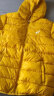 asics亚瑟士童装新款冬季男女中大童轻薄不肿羽绒服外套 753黄色 160cm 实拍图