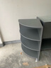雅仕邦 超市收银台前台柜简约烟酒柜展示柜便利店吧台转角柜台生态板 灰色 转角柜50*50*91cm 实拍图