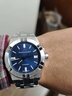 艾美（MAURICE LACROIX）瑞士男表小橡树瑞表机械表高端原装进口手表生日礼物 39mm-钢带-蓝面 39mm 实拍图