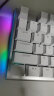 惠普（HP）GK600F机械键盘 金属面板游戏键盘侧边灯带20种灯效  办公游戏双模式切换 【银色冰蓝光】108键全键无冲+红轴 单键盘 晒单实拍图