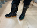 回力雨鞋男士冬季加绒保暖中高筒雨靴水鞋防水胶鞋套鞋827R黑中长绒41 实拍图