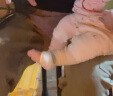 喜得瑞婴儿长筒袜秋冬加厚加绒新生儿松口不勒宝宝冬季保暖过膝袜 B:粉色+米白+黄色 M码（适合脚长10-12cm）6-12个月 实拍图