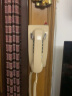 比特 HA41T-25挂式仿古有绳电话机 经典复古浴室话机 金属铃声 按键老式壁挂电话机22 米黄带灯 晒单实拍图