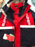 探路者探路者男女童三合一冲锋夹克 秋冬款童装儿童防风外套QAWWBL93624 活力红 120 实拍图