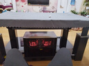 炉旺天然气取暖炉取暖桌气电两用取暖茶几升降电暖炉语音电暖桌家用客厅长方形烤火桌燃气取暖器烤火炉 1.38米境界 晶钻白【双炉头 气电两用】移动滑轮 实拍图