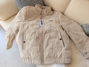 风尚锦绣羽绒服男士短款轻薄外套冬季新款轻便袄子中青年保暖防寒立领外套 白色 XL (116斤-135斤) 实拍图