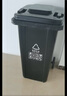 天枢垃圾桶大号120升大容量商用酒店物业室外户外环卫分类带盖带轮果皮箱灰色其他垃圾 实拍图