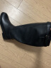 Bata【618】骑士靴女冬季商场新款英伦风牛皮百搭长筒时装靴Y5222DG3 黑色 36 晒单实拍图