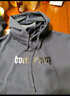 简男秋冬季加绒卫衣男连帽衫重磅加厚套头保暖学生带帽男装外套 加绒DO鹿浅灰 L 建议90-110斤 实拍图