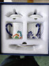 永丰源（auratic）幸福和鸣 陶瓷茶杯 三件套350ml泡茶杯 对杯情侣杯送礼 礼盒装 （左右对杯 ） 实拍图