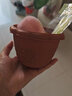 爱丽思（IRIS）花盆花瓶树脂复古浮雕波纹圆形多肉塑料阳台种植批发花盆 4号陶茶色(口径12cm) 实拍图