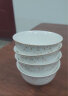浩雅景德镇碗具套装陶瓷米饭碗小汤碗欧式 太阳岛4.5英寸金钟碗10个装 实拍图