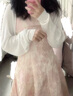 妙奕嘉针织衫披肩女外搭2025新款开衫薄款外套夏季配长裙裙子罩衫空调衫 蝙蝠袖无扣开衫【白色】 均码 【建议120斤内】 实拍图