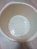 贞嘻按摩洗脚盆泡脚桶养生桶泡脚神器足疗足浴盆沐足塑料中药家用洗脸 按摩底泡脚盆奶油色 实拍图