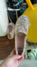 快乐玛丽（J&M）单鞋女士渔夫鞋2024年春夏新款平底浅口网面凉鞋一脚蹬透气女鞋 粉红色（5328W） 38 晒单实拍图