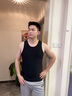 Mocseled藏肉神器三代男士收腹紧身背心无痕收肚子显瘦身雌化胸束胸塑身衣 【升级三代加强版】黑色 XL （体重130-150斤） 实拍图