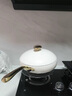 温仑山鹅卵石不粘锅炒锅麦饭石色铁锅炒菜锅燃气电磁炉炒锅不粘锅 实拍图