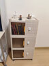 宜美汇书架置物架落地简易多层家用客厅柜子储物柜夹缝卧室飘窗收纳柜 1层-洞洞板柜【万向轮+6挂钩】 实拍图