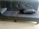 柚公馆沙发床可折叠两用多功能小户型门店办公室2米客厅三人沙发床速发 长度1.4米 带扶手 双人位 黑色 实拍图