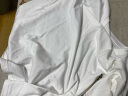 猫人男士秋衣单件男式修身保暖内衣低领大v领无痕薄款打底衫秋冬长袖 白色 L 晒单实拍图