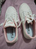 回力女鞋小白鞋女2024新款女鞋春夏季透气网鞋运动板鞋百搭休闲鞋子女 【皮面】9635白粉 40 实拍图