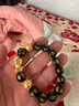 中国黄金（CHINA GOLD） 黄金貔貅手链男女款足金六字真言转运珠手串生日礼物送男友老公 送男友礼物 京速达*12mm六字真言 约3.8g-貔貅+2金珠 实拍图