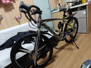 SANGPU公路自行车成人变速实心胎死飞骑行自行车山地车单车男女学生赛车 27速三刀钛银色 26寸【适合：165-185cm】 实拍图