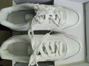 大东秘语小白鞋女鞋2025春秋新款镂空透气运动休闲鞋时尚厚底舒适百搭鞋 白色皮面 升级款 显瘦版型 建议拍大一码 39 实拍图