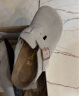 Devo Life的沃软木拖鞋包头半拖情侣款休闲法式拖鞋 3624 灰色反绒皮 36 晒单实拍图