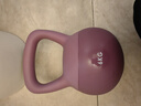 MF壶铃女士软体壶铃5kg提壶哑铃健身家用专业练臀翘臀力量训练器材 6kg 软壶铃-紫色 实拍图