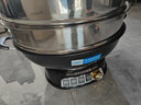 扬子铸铁电炒锅炒菜专用不粘锅电锅一体多功能锅一锅多用家用插电炖蒸煮煎炒一体做饭电热锅大号电饭锅 5L 定时款40CM双蒸笼(7-10人使用) 实拍图