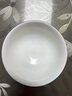 优尊陶瓷骨瓷碗家用饭碗新款轻奢好看的金边陶瓷餐具现代简约碗组合 6碗4盘（4.5高脚碗+7圆盘） 实拍图