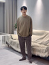 猫人睡衣男100%纯棉四季男士睡衣新款全棉春秋冬季长袖家居服套装 流行潮款【100%纯棉 不起球】 2XL 【建议135-150斤】 实拍图