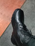 牛皮加厚羊毛靴男真皮男靴秋冬季保暖棉鞋雪地靴防滑底马丁靴冬季 黑色 44 实拍图