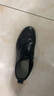 强人头层牛皮时尚休闲皮鞋轻便透气简约男单鞋 87010 黑色 43码 实拍图