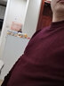 恒源祥羊毛衫男加厚100%纯羊毛冬季男士新年红色毛衣针织衫中青年男装 实拍图
