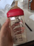 恩尼诺（aneno）儿童水杯ppsu吸管奶瓶1岁以上幼儿园宝宝吸管杯重力球喝水喝奶 300ml 海曼红 晒单实拍图